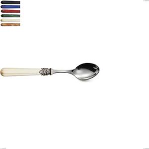 Cucchiaio dolce versailles, Acciaio 18/10 AISI 304 Lucido manicatura acrilico , lunghezza 158 mm