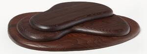 Set di 3 taglieri in legno di frassino Cairn