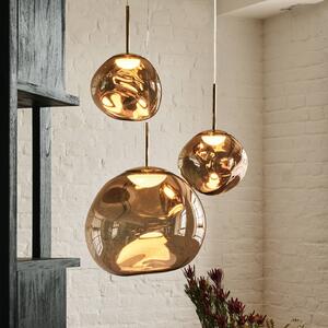 Tom Dixon Lampada a sospensione Melt, dimmerabile, Bronzo / Ottone antico, Soggiorno / Sala da pranzo, Plastica, Design, Lampada a sospensione