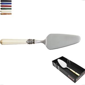 Confezione vetrina 1 pezzo pala torta versailles, Acciaio 18/10 AISI 304 Lucido manicatura acrilico