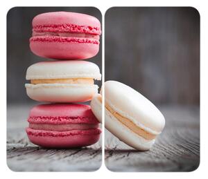 Set di 2 copri stufe in vetro, 52 x 30 cm Macarons - Wenko