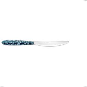 Coltello tavola vero flowers, acciaio 18.0 nickel free, manicatura pbt sublimato acciaio lucido, lunghezza 225 mm