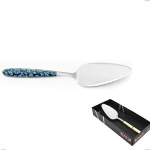 Confezione vetrina 1 pezzo pala torta vero flowers, acciaio 18.0 nickel free, manicatura pbt sublimato acciaio lucido