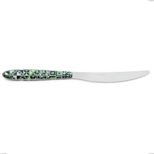 Coltello tavola vero icon, acciaio 18.0 nickel free, manicatura pbt sublimato acciaio lucido, lunghezza 220 mm