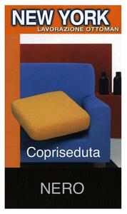 COPRISEDUTA NEW YORK NERO copriseduta 1posto 60x60
