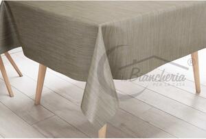 TOVAGLIA LIMA © in TELA CERATA plastificata LAVABILE idrorepellente in PVC UNITO BEIGE made in Italy Cm. 140x100 x4 persone