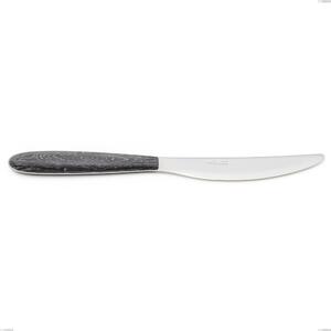 Coltello tavola vero wenge, acciaio 18.0 nickel free, manicatura pbt sublimato acciaio lucido, lunghezza 220 mm