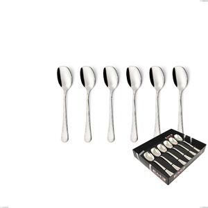 Confezione vetrina 6 pezzi gelato Luigi XVI, Acciaio Inox 18.10 (AISI304), spessore 3.00 mm