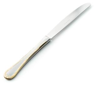 Coltello da tavola LUIGI XVI ORO in acciaio 18.10 AISI304 3 mm, Lunghezza 235 mm manico in acciaio lavabili in lavastoviglie