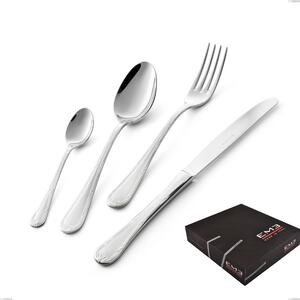 Set di posate 75 pezzi Luigi XVI in confezione regalo, Acciaio Inox 18.10 (AISI304), spessore 3.00 mm
