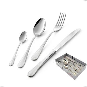 Confezione vetrina 16 pezzi Luigi XVI, Acciaio Inox 18.10 (AISI304), spessore 3.00 mm- posate