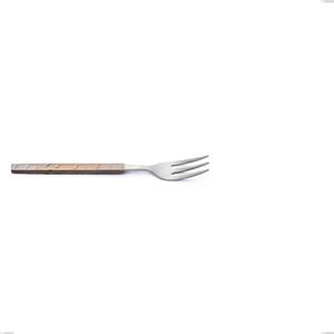 Forchetta dolce Zeus Fire, acciaio forgiato 18/10 (AISI 304) - lunghezza�155 mm, manicatura martellata e brunita