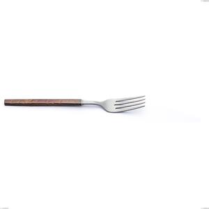 Forchetta frutta Zeus Fire, acciaio forgiato 18/10 (AISI 304) - lunghezza:�185 mm, manicatura martellata brunita