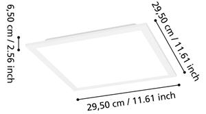 Eglo 901512 - Plafoniera LED RGBW MORADILLO-Z LED/14W/230V 30x30 cm bianca