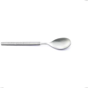 Cucchiaio tavola Zeus ICE , Acciaio 18/10 forgiato martellato sabbiato, spessore 4 mm, lunghezza 212 mm, forgiato