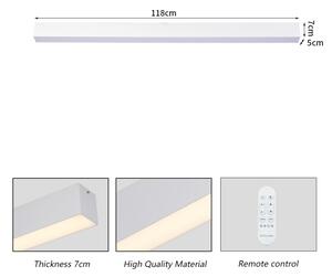 Brilagi - plafoniera LED dimmerabile SLEEKLINE LED/40W/230V Wi-Fi Tuya bianca + telecomando