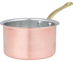 Casseruola Alta 1 manico MIGNON Gioie di Casa � 12xh7,5 cm realizzata in rame liscio stagnato a mano