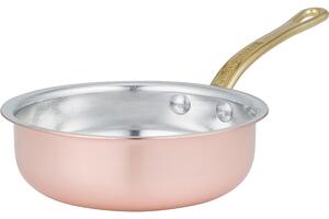 Tegame a un manico MIGNON Gioie di Casa � 8xh3 cm realizzata in rame liscio stagnato a mano
