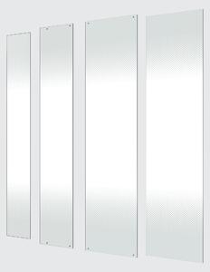 Box doccia rettangolare scorrevole EASY 80 x 190 cm, H 190 cm in vetro, spessore 6 mm serigrafato cromato
