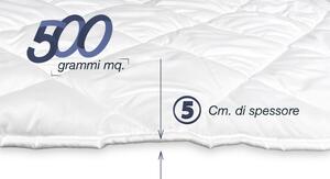 TOPPER per Materasso ANALLERGICO EFFETTO Piuma GOOD NIGHT in Microsfere  Made in Italy Misura Singolo cm. 80x190
