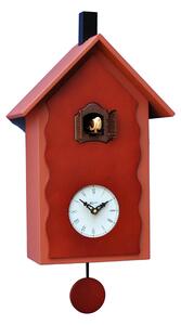 Orologio Pendolo con Cuc� Cuc� Lac 20x12xh40 cm con cassa laccata cotto