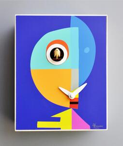 Orologio da Parete, D'Apres KLEE 16,5x10xh20 cm cassa in MDF laccato colore multicolor