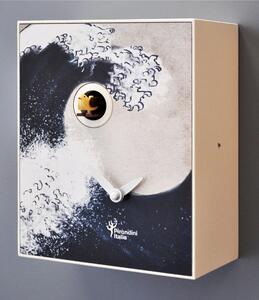 Orologio da Parete Cuc� ,Hokusai 16,5x10xh20 cm cassa in MDF design Domenico Cimino