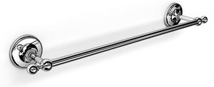 Porta Salviette Medio da cm 45 dimensioni 45,5x8,5h6 cm BRITISH Stile Inglese Classico primo Novecento Acciaio inox Lucido