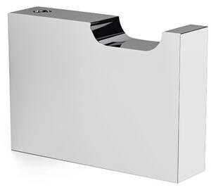 Appendino in ottone cromato LAPIANA 12x5xh3,5 cm fissaggio con stop e viti inclusi in acciaio inox lucido