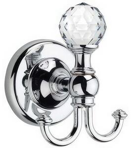 Appendino da bagno Linea MADRAS ORIENTE 7x6,5xh9 cm cm Cromo e Swarovski