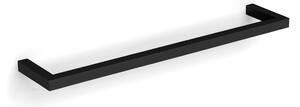 Porta Salviette 30 cm XONY Acciaio inox 430 Dimensioni 30x9xh1,5 cm Lucido finitura nero opaco made in italy