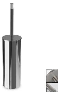 Portascopino da bagno Verniciato TEXTURE 8x8x h 39 cm stile In acciaio inox lucido Stile Industriale contemporaneo