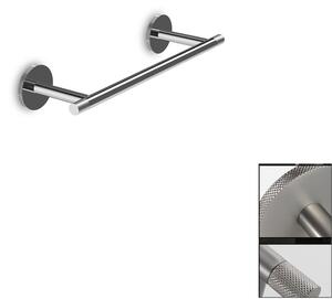 Porta Salviette da Bidet Piccolo cm 30 TEXTURE dimensioni 30x9xh4,6 cm In acciaio inox lucido Stile Industriale contemporaneo