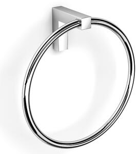Porta Salviette ANELLO in acciaio inox 304 linea XONY Lucido 19x7xh19,3 cm finitura inox lucido Made In Italy