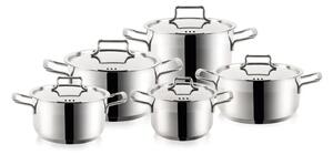 Set di pentole in acciaio inox da 10 pezzi Anett - Orion