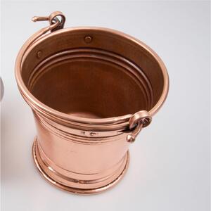 Secchiello , portaghiaccio Piedistallo conico NAVARINI RAME � 20 x h 18 cm - 3 Lt in rame massiccio lavorato a mano made In Italy