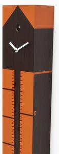 Orologio Cucu METER 15x16xh110 cm cassa in legno di rovere Scuro