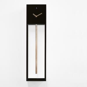 Orologio cuc� in legno 20x12xh78 cm Uaigong nero con asta oro