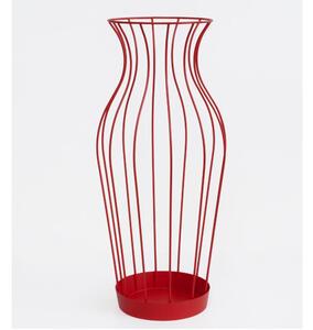 Portaombrelli Hydria in Acciaio diametro 34xh74 cm Rosso