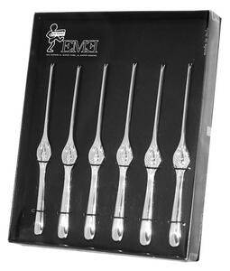 Forchettte da Aragosta Set 6 realizzata in acciaio 1810 lucidato a specchio in confezione regalo