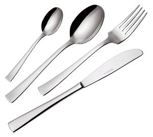 Servizio posate 4 Pezzi DORAM inox 18.10 Lucidato a specchio 2,5 mm