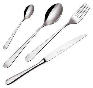 Servizio posate 24 Pezzi LADY inox18.10 con coltello lama da bistecca Lucidato a specchio 2,5 mm finitura inox lucido