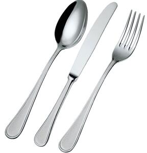 Servizio Posate IMPERO SABBIATO 49 pezzi acciaio inox 1810 Sabbiato spessore 2.5 mm in astuccio regalo EME