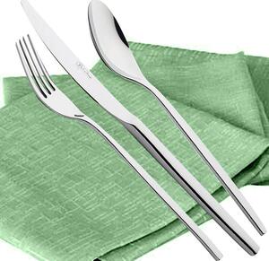 Servizio Posate OLIMPO 24 pezzi acciaio inox 1810 Semilucido spessore 4.0 mm in astuccio regalo EME
