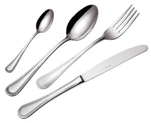 Set Posate Posate 2.5 mm PRIVILEGE 1 Coltello 1 Forchetta 1 Cucchiaio 1 Cucchiano caffe in acciaio 1810 Lucido a Specchio
