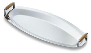 Vassoio da Pesce ovale APOLLO cm 60 con manici in Legno Dimensioni senza manici 55x25,7 cm design moderno