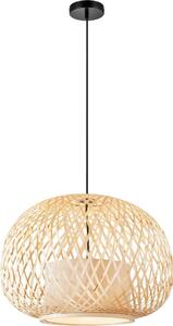 Nordlux - Lampadario a sospensione con filo HISOKA 1xE27/40W/230V nero/bambù
