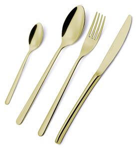 Servizio Posate VENICE TIN GOLD 24 pezzi acciaio inox 1810 AISI304 spessore 4.0 mm EME