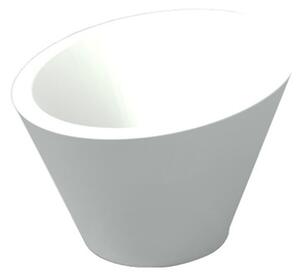 Portavaso Dorico per esternointerno in polietilene Neutro 680xh370xh500