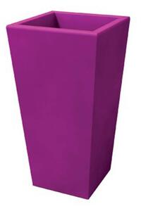 Porta vaso Vaso in polietilene EGIZIO LISCIO 32x22x53 cm ideale per arredare al meglio sia un ambiente interno che esterno Viola